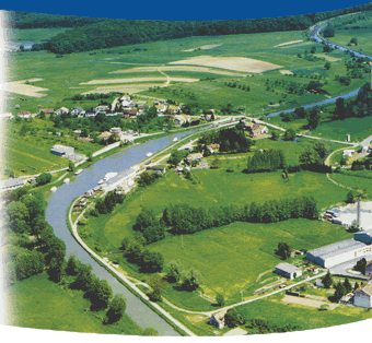 Le port vu du ciel
